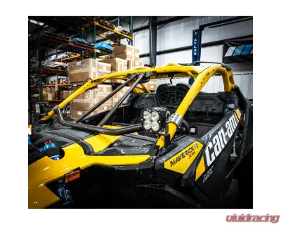 LSK Suspension Satin Black Factory Cage Intrusion Bars for Can-Am Maverick R 2013-2023 - LSK1510