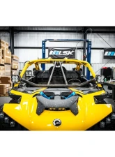 LSK Suspension Satin Black Factory Cage Intrusion Bars for Can-Am Maverick R 2013-2023                                     - LSK1510 - Image 6