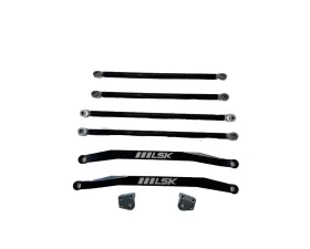 LSK Suspension Annodized Black Radius Rods Can-Am Maverick R