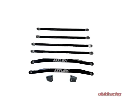 LSK Suspension Annodized Black Radius Rods Can-Am Maverick R - LSK1512