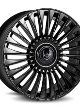 Gianna Lusso Wheel 22x10.5 Blank 25mm Gloss Black                                     - LUS-22105BLNK2573 - Image 4