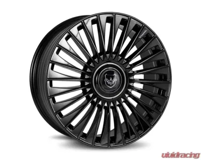 Gianna Lusso Wheel 22x10.5 Blank 25mm Gloss Black - LUS-22105BLNK2573
