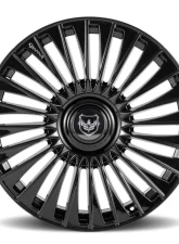 Gianna Lusso Wheel 22x10.5 Blank 25mm Gloss Black                                     - LUS-22105BLNK2573 - Image 2