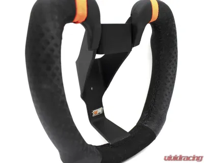 MPI Black Anodized 7.5" x 7" Butterfly Drag Steering Wheels - MPIMPI-DRG-BFLY-7.5