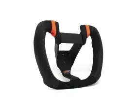 MPI Black Anodized 8.5" x 7" Butterfly Drag Steering Wheels