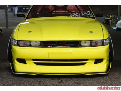 326 Power FRP D-Lux Front Bumper Nissan S13 1990-1994 - 326-FB-FRP-S13