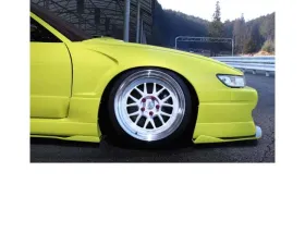 326 Power FRP Gachabari Mild Front Over Fenders 5-10mm Wide Nissan S13 1990-1994