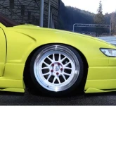 326 Power FRP Gachabari Mild Front Over Fenders 5-10mm Wide Nissan S13 1990-1994                                     - 326-FFGBM-FRP-S13 - Image 3
