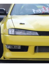 326 Power FRP Front (45mm) & Rear (55mm) Fender Set Nissan 240SX 1996-1999                                     - 326-FFRF-FR-S14K - Image 3