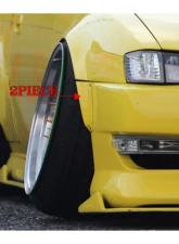 326 Power FRP Front (45mm) & Rear (55mm) Fender Set Nissan 240SX 1996-1999                                     - 326-FFRF-FR-S14K - Image 3