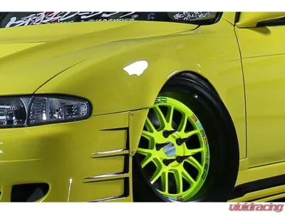326 Power FRP Buri Wide Fender Set Nissan 240SX 1993-1996 - 326-FFRF-FR-S14Z