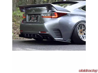 326 Power FRP Rear Under Spoiler 3Pieces Lexus RC 2015-2017 - 326-RS-FRP-RC350