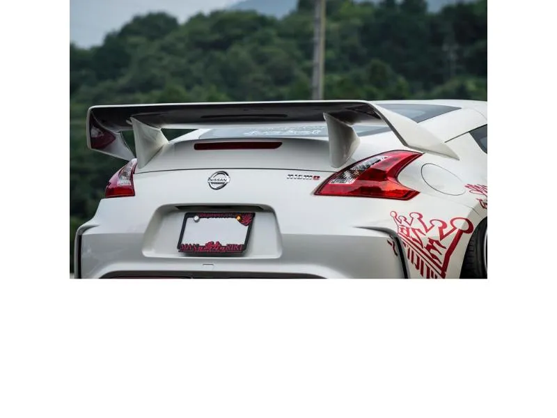 326 Power FRP Manriki Rear Wing w/ Crown Logo Nissan 370Z 2009-2020 - 326-RW-FR-Z34
