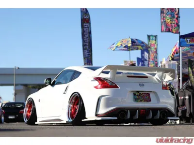 326 Power FRP Manriki Rear Wing w/ Crown Logo Nissan 370Z 2009-2020 - 326-RW-FR-Z34