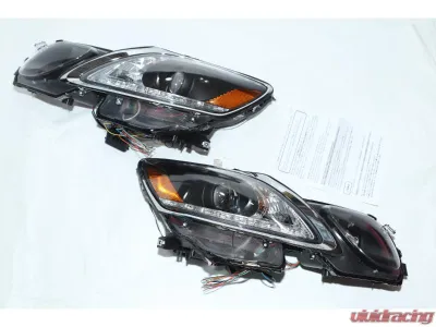 78 Works Black L-Line Ver.2 Headlight Lexus GS350 | GS430 | GS450 | GS460 2005-2009 - 78W-S273BK