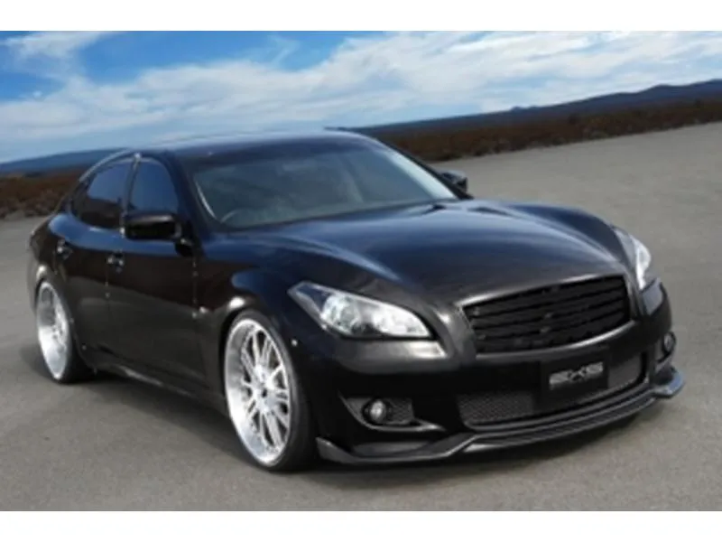 Access Evolution CFRP Front Lip Spoiler Infiniti M35 2006-2010 - ACE-FS-CF-Y51