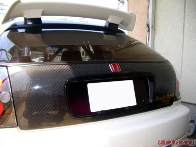 Backyard Special CFRP Rear Gate, Carbon, Twill Weaves Honda Civic 1996-2000 - BYS-RGT-CF-EK9