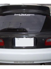 Backyard Special CFRP Rear Roof Spoiler Honda Civic 1992-1995                                     - BYS-RW-CFRP-EG - Image 2