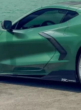 RSC ST Carbon Fiber Side Skirts C8 Corvette 2020-2024                                     - RSCVET3015 - Image 3
