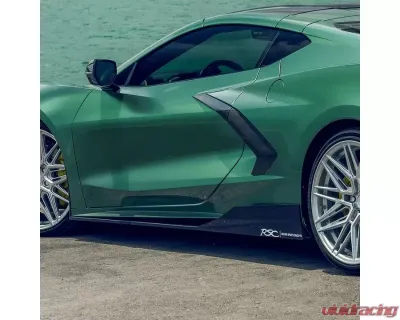 RSC ST Carbon Fiber Side Skirts C8 Corvette 2020-2024 - RSCVET3015