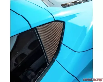 RSC Carbon Fiber B Pillar Covers C8 Corvette Coupe 2020-2024 - RSCVET3022