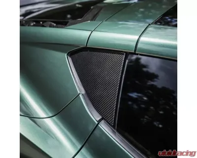 RSC Carbon Fiber B Pillar Covers C8 Corvette Coupe 2020-2024 - RSCVET3022