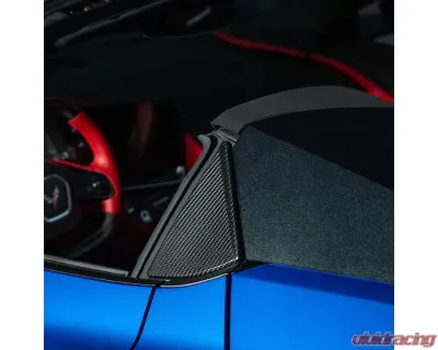 RSC Tuning Carbon Fiber B Pillar Covers for C8 Corvette Convertible 2020-2024 - RSCVET3023