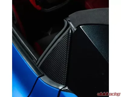 RSC Tuning Carbon Fiber B Pillar Covers for C8 Corvette Convertible 2020-2024 - RSCVET3023