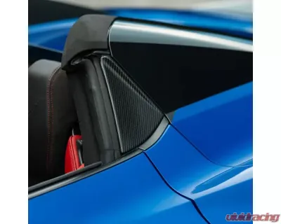 RSC Tuning Carbon Fiber B Pillar Covers for C8 Corvette Convertible 2020-2024 - RSCVET3023