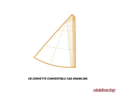 RSC Tuning Carbon Fiber B Pillar Covers for C8 Corvette Convertible 2020-2024 - RSCVET3023