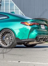 RSC Carbon Fiber Rear Diffuser Package - M Performance Style BMW G80 M3 2021-2024                                     - RSCBMW3023 - Image 2