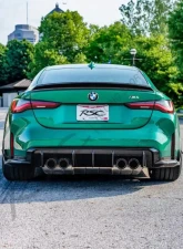 RSC Carbon Fiber Rear Diffuser Package - M Performance Style BMW G80 M3 2021-2024                                     - RSCBMW3023 - Image 3