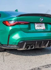 RSC Carbon Fiber Rear Diffuser Package - M Performance Style BMW G80 M3 2021-2024                                     - RSCBMW3023 - Image 4