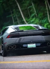 RSC 3 Pieces Carbon Fiber Ducktail Rear Spoiler Lamborghini Huracan LP610-4 | LP580-2 2015-2019                                     - RSCLAM5000F - Image 5