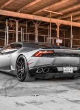 RSC 3 Pieces Carbon Fiber Ducktail Rear Spoiler Lamborghini Huracan LP610-4 | LP580-2 2015-2019                                     - RSCLAM5000F - Image 3