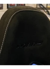 Car Make Corn's Black Fabric Silver Stitch Universal 1 Seat Bucket Seat                                     - CMC-BKST-BKSL - Image 3