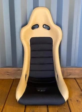 Car Make Corn's Leather Light Beige Mesh Type Universal 1 Seat Bucket Seat                                     - CMC-BS-LBLMSH - Image 2