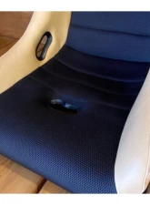 Car Make Corn's Leather Light Beige Mesh Type Universal 1 Seat Bucket Seat                                     - CMC-BS-LBLMSH - Image 2