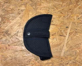 Car Make Corn's Seat Belt Holder Fabric Left Black Stitch Universal