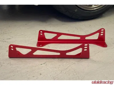 Car Make Corn's Red Seat Bracket Mazda MX5 Miata 1989-2005 - CMC-SBRKT-RD