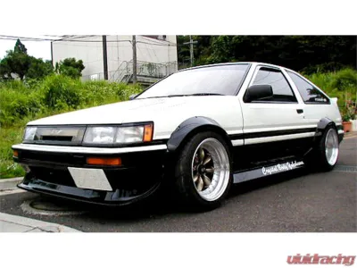 CBY FRP Front|Rear Over Fender Toyota SR5|GTS 1983-1987 - CBY-OVF-FRP-AE86T