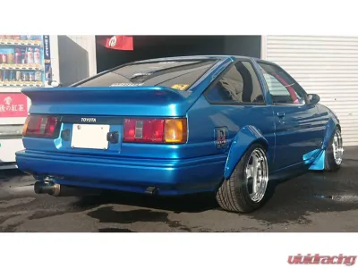 CBY FRP Rear Gate Spoiler w/Wing Toyota SR5/GTS 1983-1987 - CBY-RGTW-FR-AE86