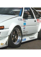 CBY FRP Side Skirt Toyota SR5/GTS 1983-1987                                     - CBY-SS-FRP-AE86T - Image 2
