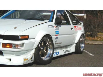 CBY FRP Side Skirt Toyota SR5/GTS 1983-1987 - CBY-SS-FRP-AE86T