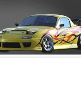 Arios FRP Type-1 3P Aero Set Mazda MX5 Miata 1989-1996                                     - ARS-3PT1-FR-NA - Image 3