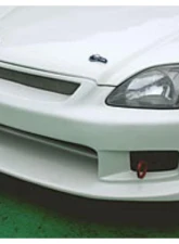Arios CFRP Type-II Front Bumper Honda Civic 1998-2000                                     - ARS-FB-CF-EKK - Image 2