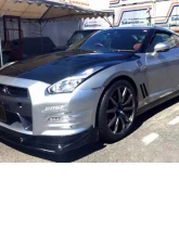 Auto Select CFRP Ver.1 Carbon Devil Front Spoiler Nissan GT-R 2009-2016                                     - AST-FH-CF-R35 - Image 2