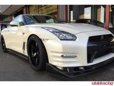 Auto Select CFRP Ver.1 Carbon Devil Front Spoiler Nissan GT-R 2009-2016 - AST-FH-CF-R35