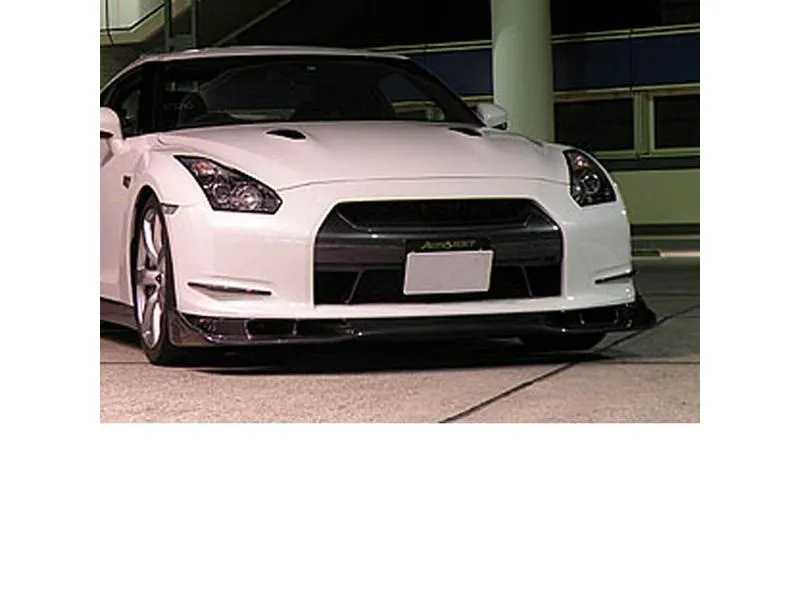 Auto Select CFRP Ver.1 Full Carbon Devil Front Spoiler, Vaccume Type Nissan GT-R 2009-2016 - AST-FH-CFV-R35