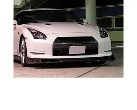 Auto Select CFRP Ver.1 Full Carbon Devil Front Spoiler, Vaccume Type Nissan GT-R 2009-2016